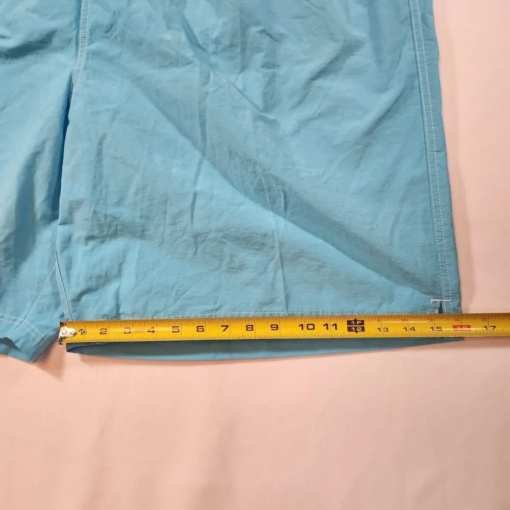 Roundtree & Yorke Solid Light Blue Swim Trunks Mens Sz 3XT Drawstring New Tags!